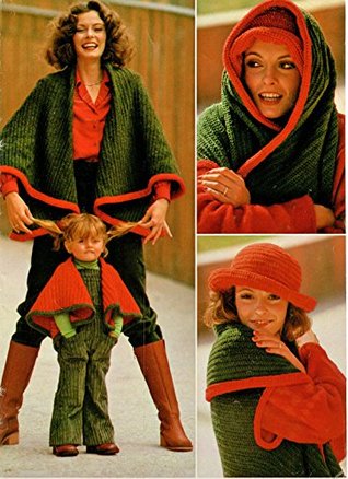 Download Tyrollean Cape   Hat: Vintage 1970s Mother/Daughter Crochet Shawl Patterns - Starshop Vintage file in PDF