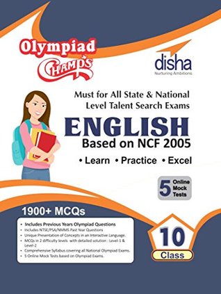 Read Olympiad Champs English Class 10 with 5 Mock Online Olympiad Tests - Disha Experts | PDF