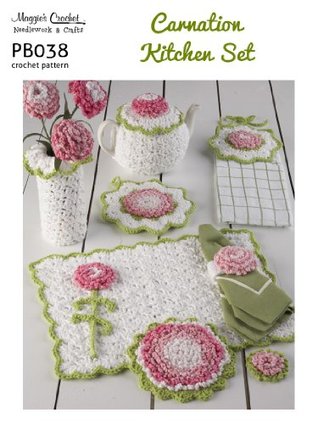 Read Crochet Pattern Carnation Kitchen Set PB038-R - Maggie Weldon | ePub