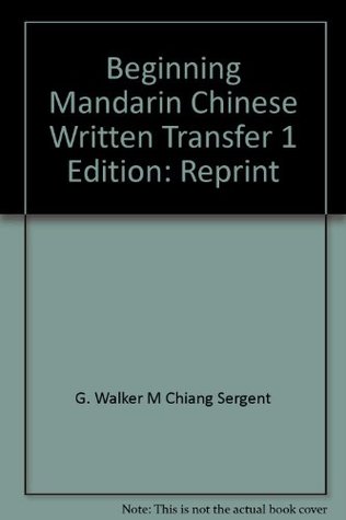Download Chinese Written Transfer : Student Manual for Individualized Instruction - G. Walker file in ePub