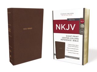 Read online NKJV, Reference Bible, Center-Column Giant Print, Leathersoft, Brown, Red Letter Edition, Comfort Print: Holy Bible, New King James Version - Anonymous file in ePub